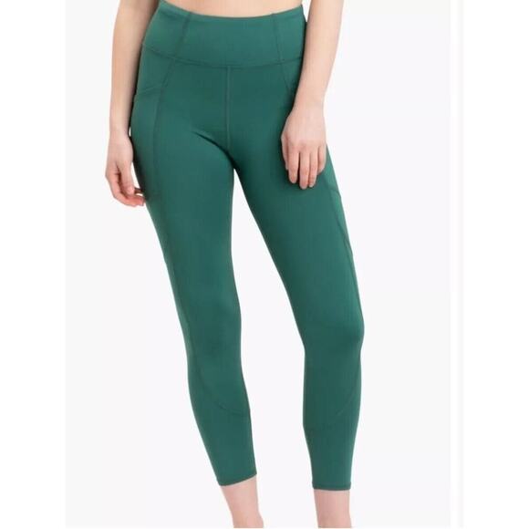 Threads 4Thought Rita High Waist Pocket Leggings Cypress Green Women's Large NWT - Picture 1 of 9